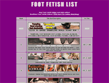 Tablet Screenshot of footfetishlist.com